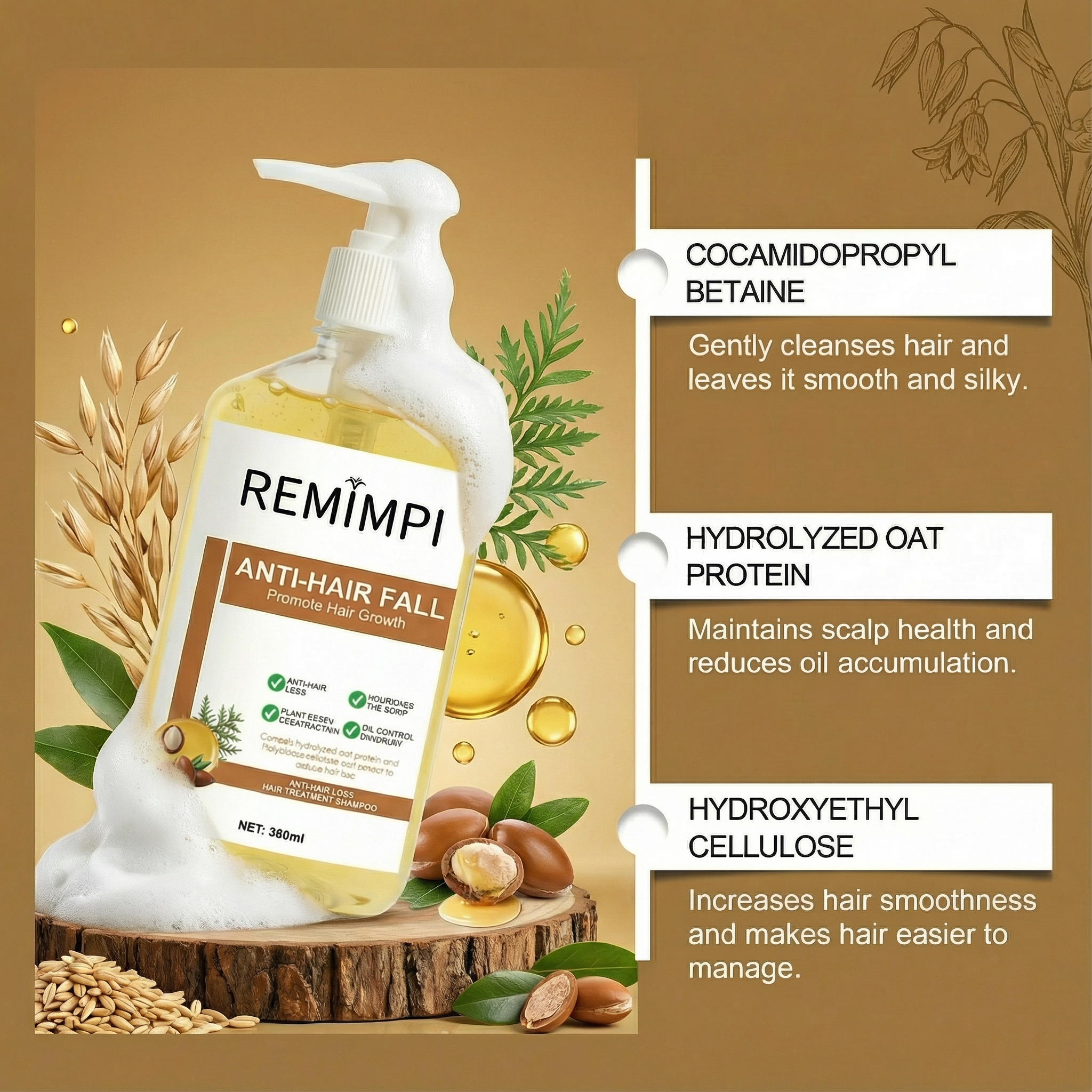 Vista 2 de REMIMPI TREATMENT SHAMPOO 360ML